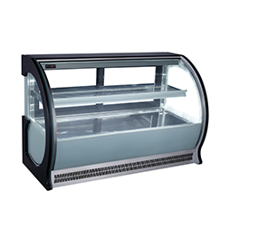 Commercial Glass Countertop Cake Display Fridge for Bakery